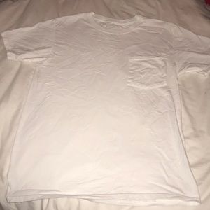 White pocket Tee